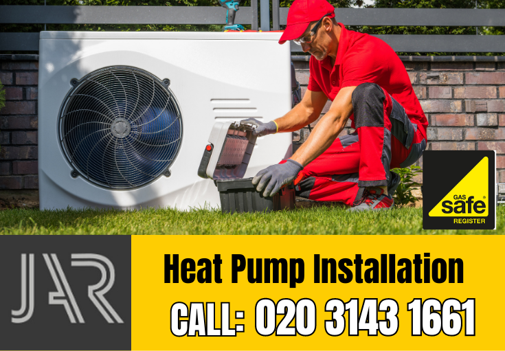 heat pump installation Rush Green