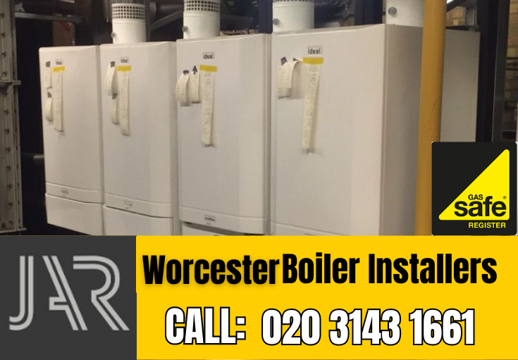 Worcester boiler installation Rush Green